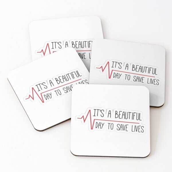 Item preview, its a beautiful day to save lives designed and sold by kates-stickers.