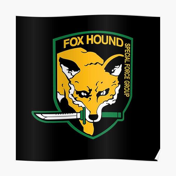 Metal Gear Solid - Fox Hound logo Poster.