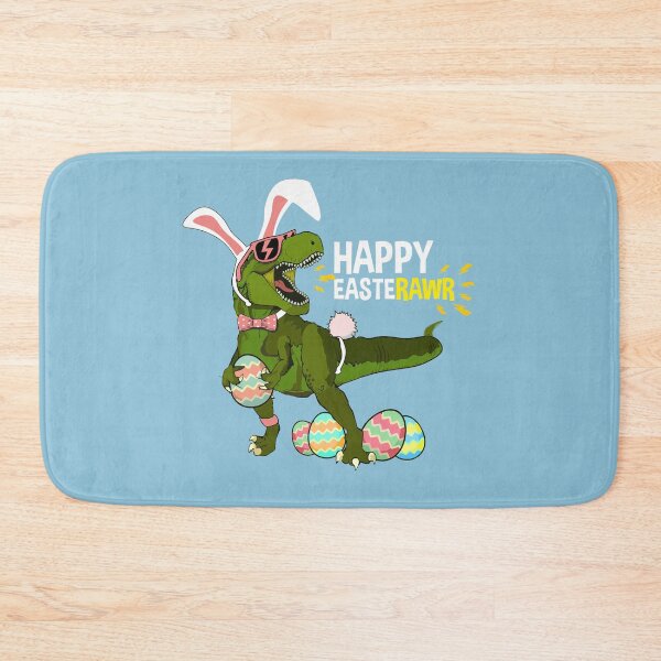 Item preview, Easter Dinosaur Rex Bunny Ears Eggs Funny Happy Eastrawr Cute Egg Hunt  designed and sold by alenaz.