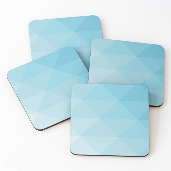 Item preview, Triangle Pastel Pattern in Blue designed and sold by anabear-art.