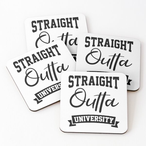 Item preview, Gift Cool Straight Outta University Senior Graduate designed and sold by DiogoCalheiros.