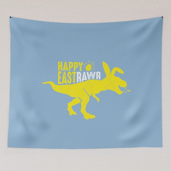 Item preview, Easter Bunny Dinosaur Rex Happy Eastrawr Funny Easter Dino Rabbit Ears and Egg designed and sold by alenaz.