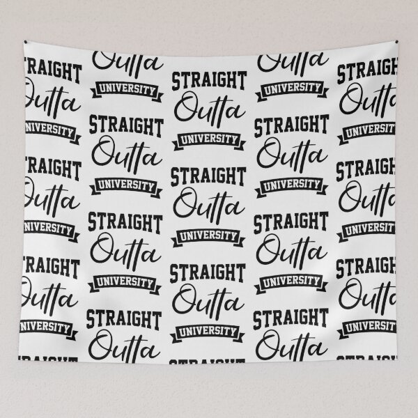 Item preview, Gift Cool Straight Outta University Senior Graduate designed and sold by DiogoCalheiros.
