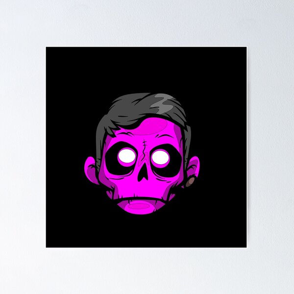 Item preview, Zomboy Head Pink designed and sold by LAZRLZRD.
