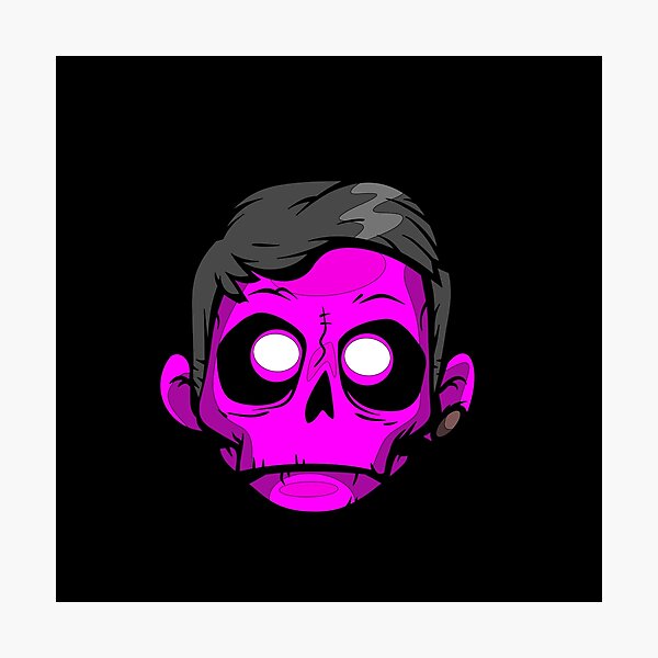 Item preview, Zomboy Head Pink designed and sold by LAZRLZRD.