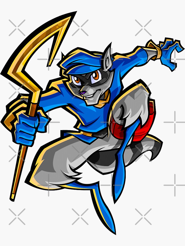 Sly Cooper Gang Extended Sticker for Sale by Swisskid