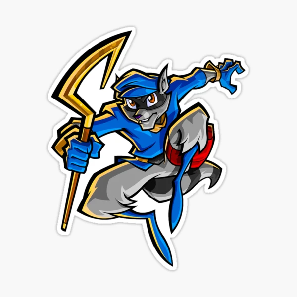 Sly Cooper Gang Extended Sticker for Sale by Swisskid