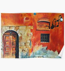 Egyptian Facade Poster