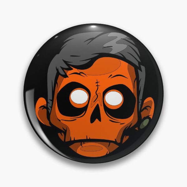 Item preview, Zomboy Head Orange designed and sold by LAZRLZRD.