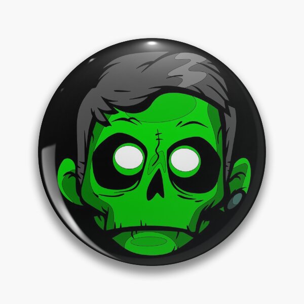 Item preview, Zomboy Head Green designed and sold by LAZRLZRD.