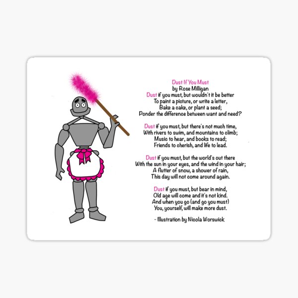 Item preview, Dust if you must designed and sold by Scatthecat.