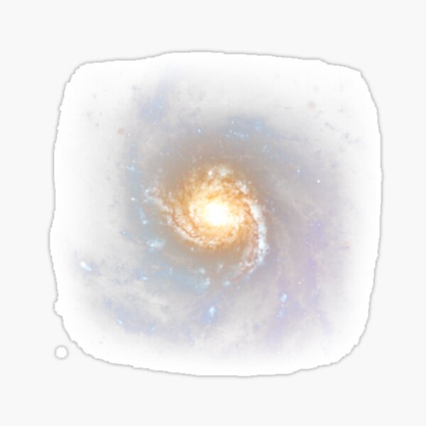 A galaxy is a huge collection of gas, dust, and billions of stars and their solar systems Sticker
