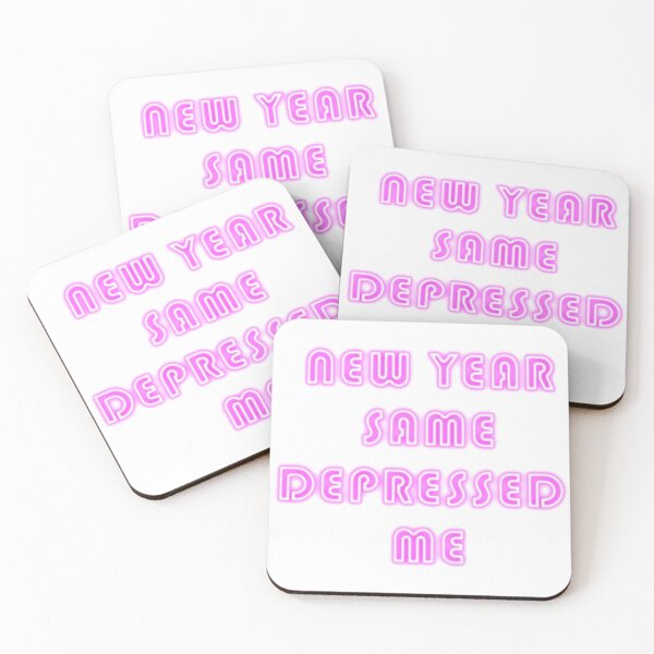 Item preview, New Year, Same Depressed Me designed and sold by BelleInconnue.