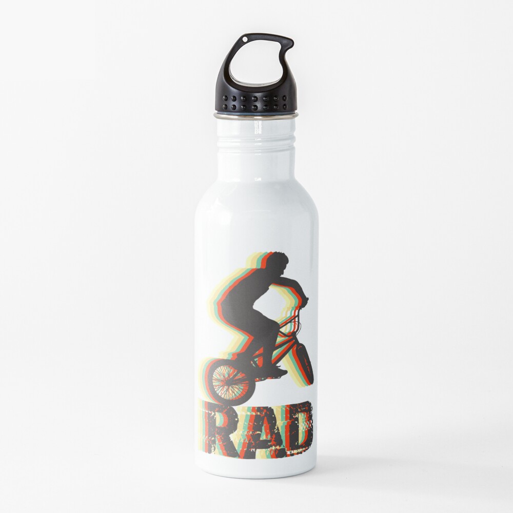 Bmx / Retro 1980s Rad Bmx Freestyle Water Bottle