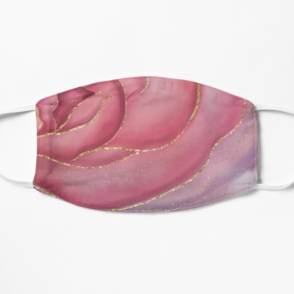 Gold Edged Rose Mask