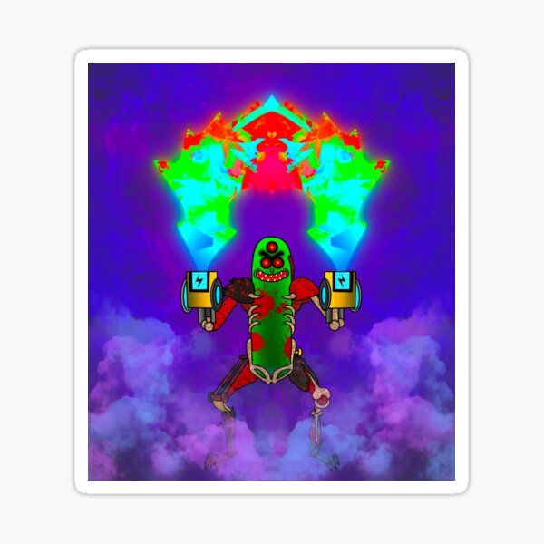 Item preview, Cyborg Pickle Rick designed and sold by LAZRLZRD.
