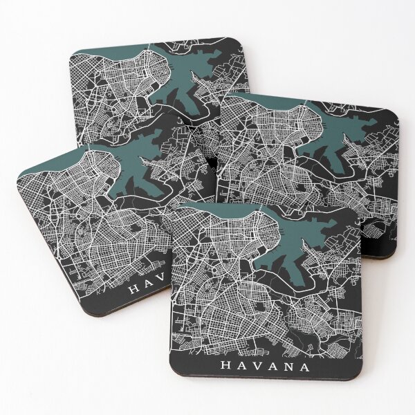 Item preview, Havana Map designed and sold by rogue-design.