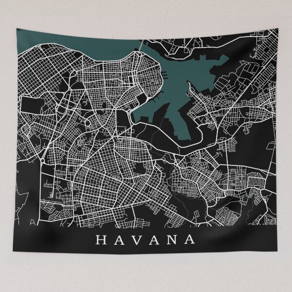 Item preview, Havana Map designed and sold by rogue-design.