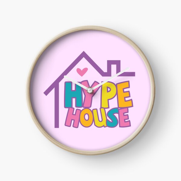 Hype House Logo Clock