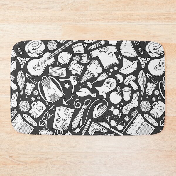 Item preview, Doodles (black and white) 2 designed and sold by freshinkstain.