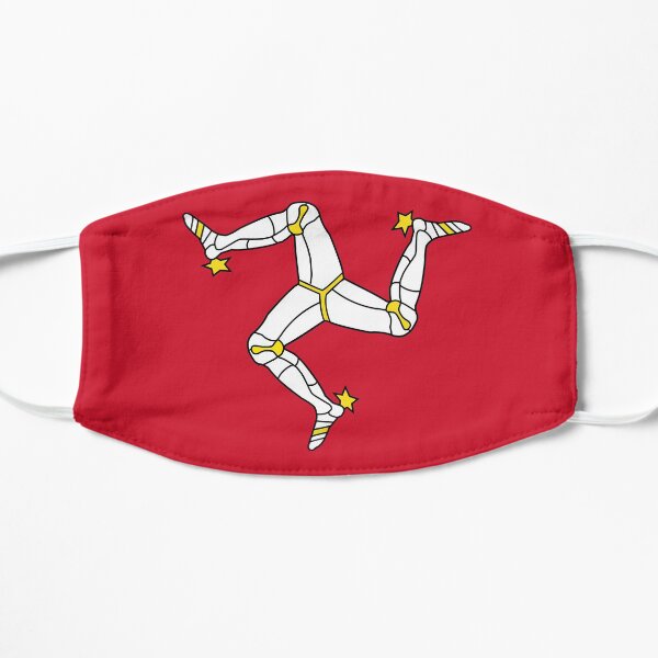Flag of the Isle of Mann Flat Mask