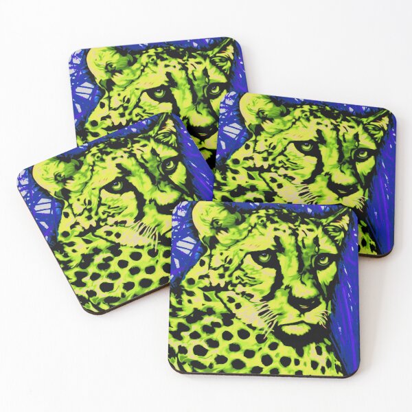 Item preview, Painted Big Cat Cheetah art designed and sold by Jennifer Stedman.