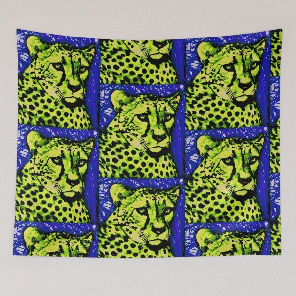 Item preview, Painted Big Cat Cheetah art designed and sold by Jennifer Stedman.