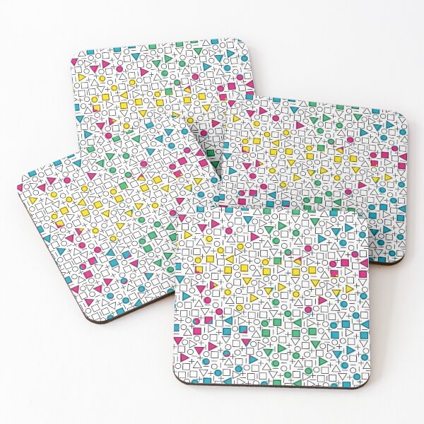 Item preview, geometric shapes and colours offset designed and sold by frauenbrauen.