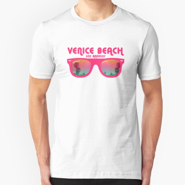 Venice Beach Sunglasses reflect Slim Fit T-Shirt