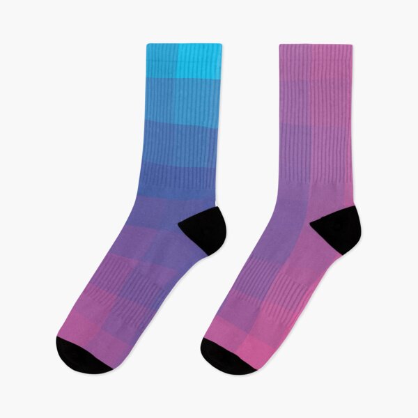 Artikelvorschau, blau rosa lila Pixel Scape entworfen und verkauft von frauenbrauen.
