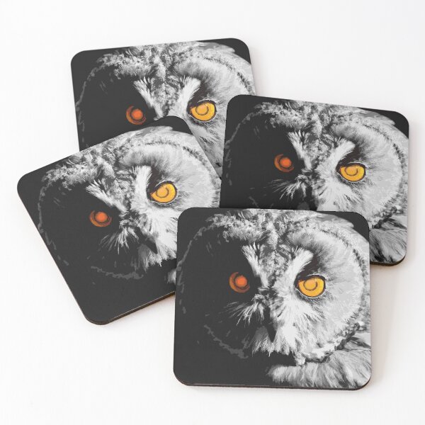 Item preview, Owl Robot Painting - Raw Catz designed and sold by RawCatz.