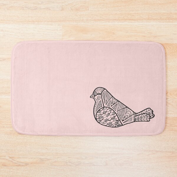 Item preview, Color Me Bird : Black on Pink designed and sold by Janelle Wourms.