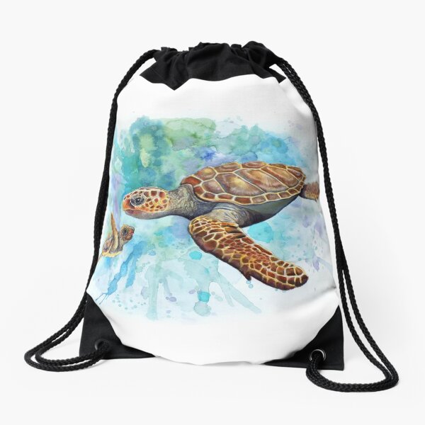 Item preview, Turtles Watercolour Splash designed and sold by Inky Paige.