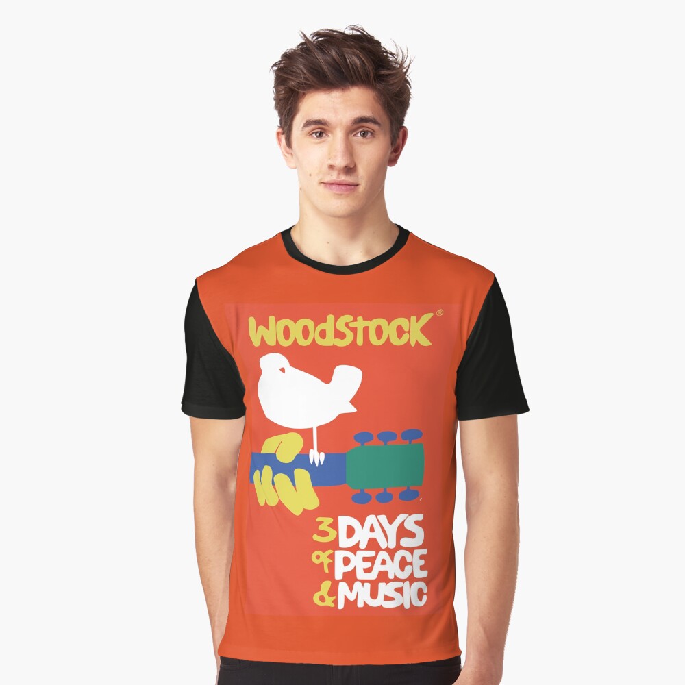 Woodstock 1969 Graphic T-Shirt