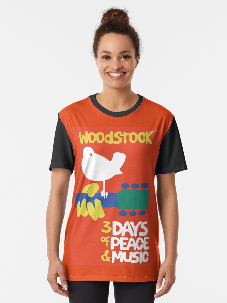 Alternate view of Woodstock 1969 Graphic T-Shirt