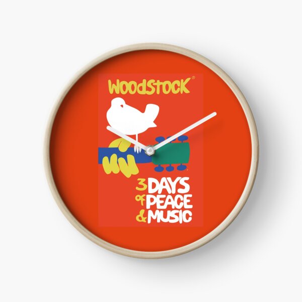 Woodstock 1969 Clock
