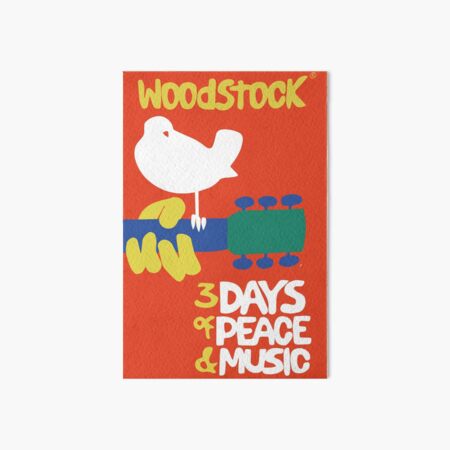 Woodstock 1969 Art Board Print