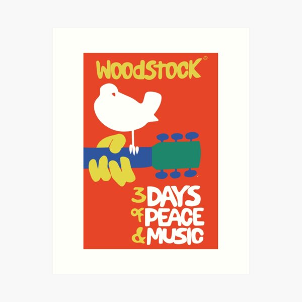 Woodstock 1969 Art Print