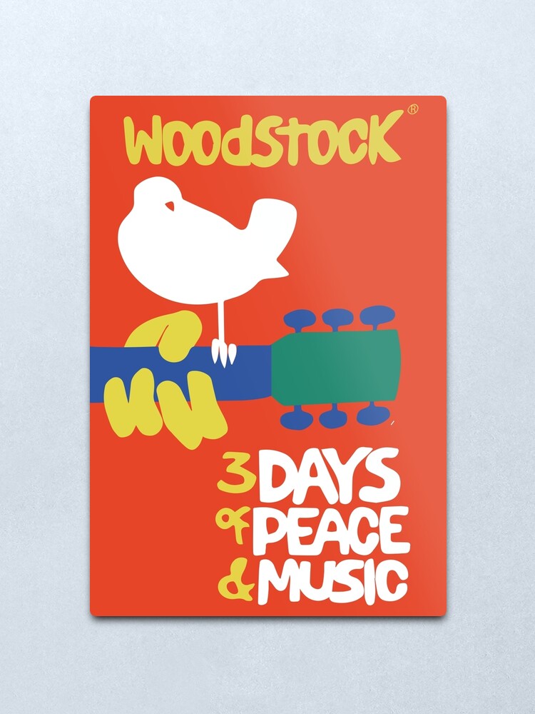 Alternate view of Woodstock 1969 Metal Print