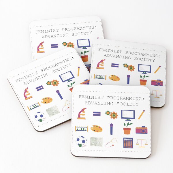 Item preview, Feminist Programming: Advancing Society designed and sold by HousecatDesigns.
