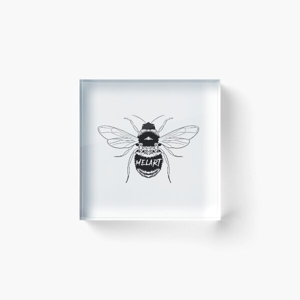 Item preview, Bee art meelaart stickers mask designed and sold by meelaart.