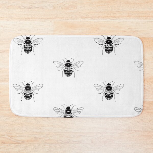 Item preview, Bee art meelaart stickers mask designed and sold by meelaart.