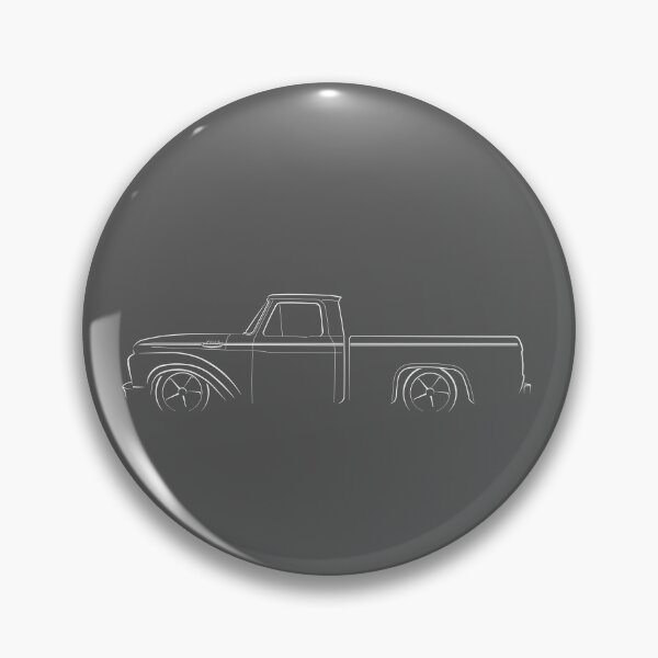 Item preview, 1963 Ford Fleetside Pickup - profile stencil, white designed and sold by mal-photography.