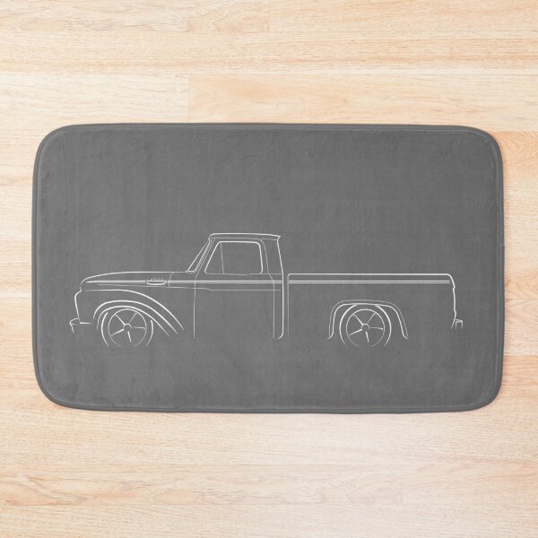 Item preview, 1963 Ford Fleetside Pickup - profile stencil, white designed and sold by mal-photography.