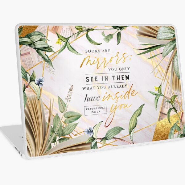Item preview, Los libros son espejos designed and sold by Stella Bookish Art.
