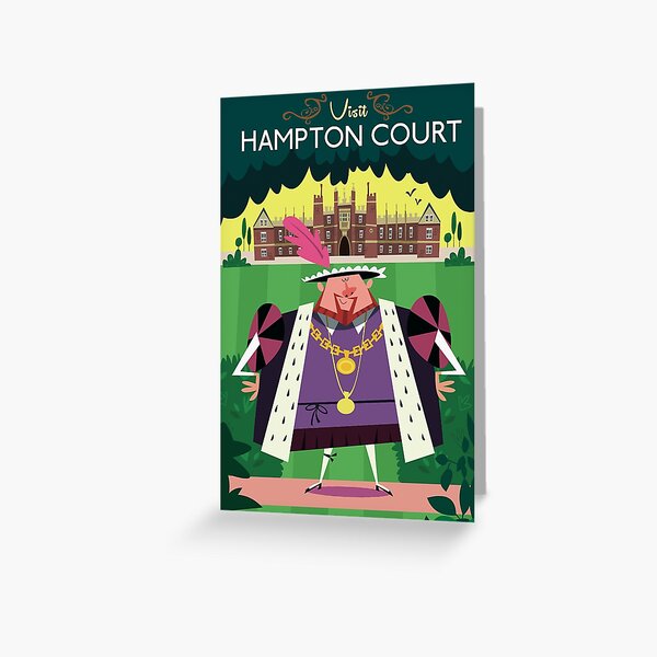 Hampton Court poster Greeting Card