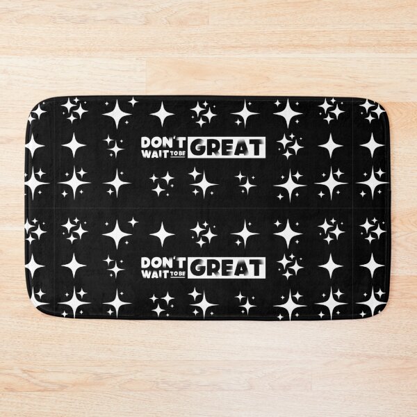 Item preview, Don't wait to be great Mask, Fashions & Products designed and sold by montaque8.