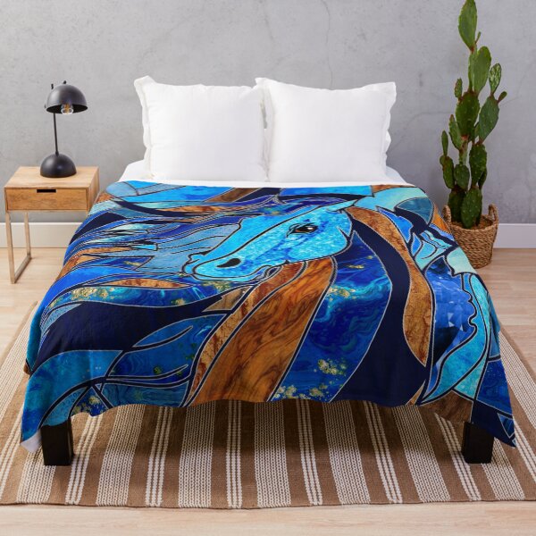 Item preview, Aquarius Horse Mixed media Abstract designed and sold by k9printart.