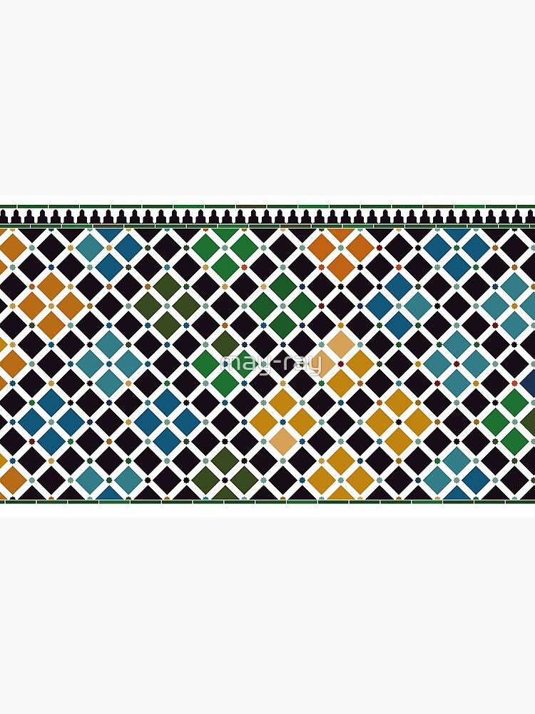 Thumbnail 6 of 6, Coffee Mug, Alhambra tile wall designed and sold by may-ray.