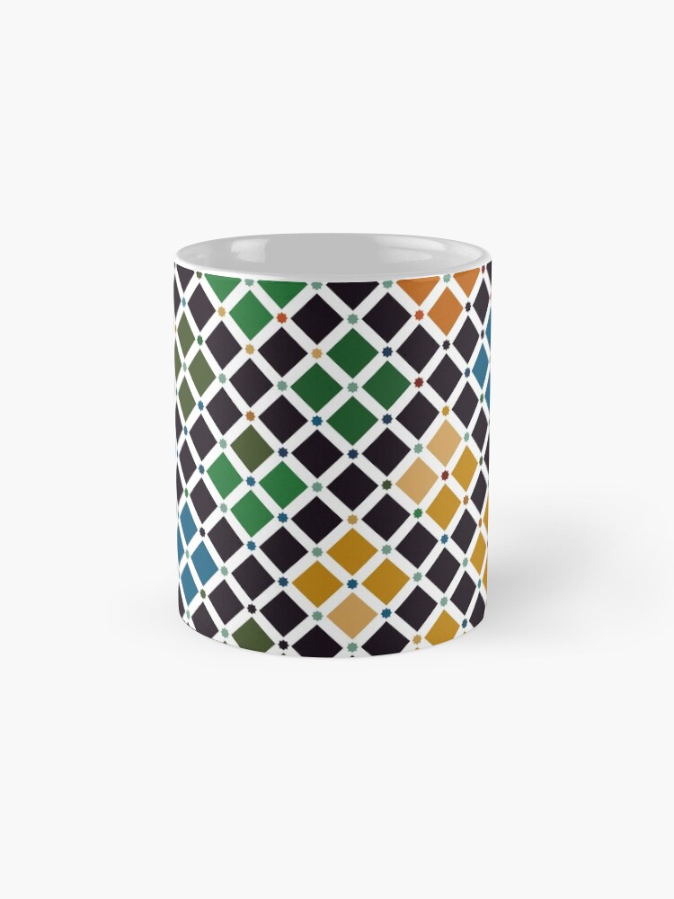 Thumbnail 4 of 6, Coffee Mug, Alhambra tile wall designed and sold by may-ray.